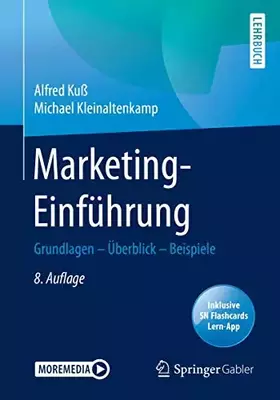 Couverture du produit · Marketing-Einführung: Grundlagen - Überblick - Beispiele