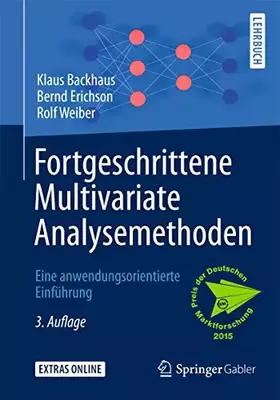Couverture du produit · Fortgeschrittene Multivariate Analysemethoden: Eine anwendungsorientierte Einführung