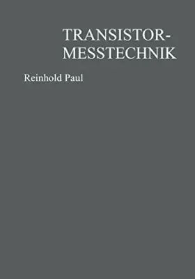 Couverture du produit · Transistormeßtechnik (German Edition)
