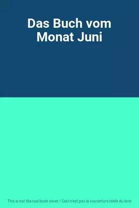 Couverture du produit · Das Buch vom Monat Juni
