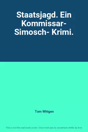 Couverture du produit · Staatsjagd. Ein Kommissar- Simosch- Krimi.