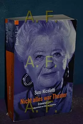 Couverture du produit · Nicht alles war Theater