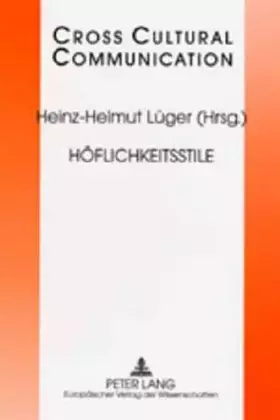 Couverture du produit · Höflichkeitsstile (Cross-Cultural Communication)