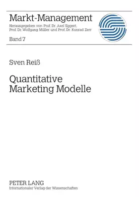 Couverture du produit · Quantitative Marketing Modelle: Masterarbeit (Markt-Management, Band 7)