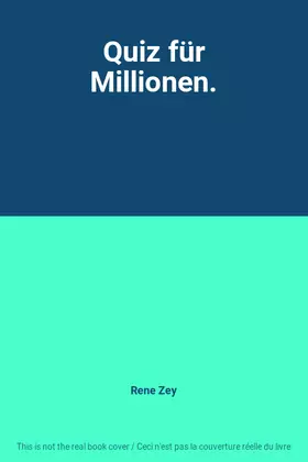 Couverture du produit · Quiz für Millionen.
