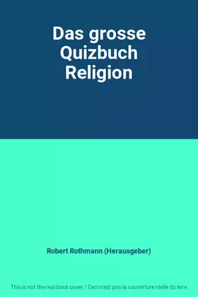 Couverture du produit · Das grosse Quizbuch Religion