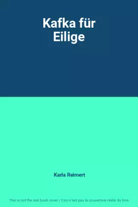 Couverture du produit · Kafka für Eilige