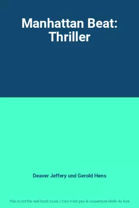 Couverture du produit · Manhattan Beat: Thriller