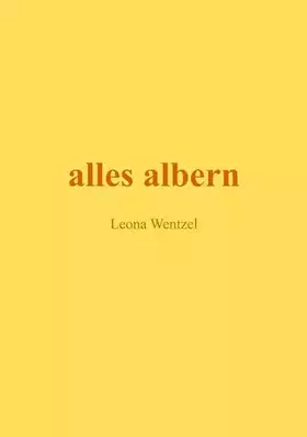 Couverture du produit · alles albern