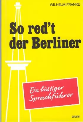 Couverture du produit · So red't der Berliner.