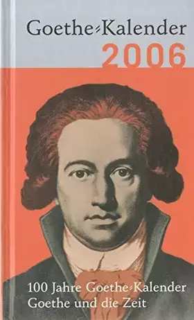 Couverture du produit · Goethe-Kalender 2006