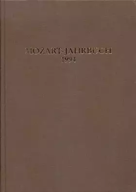 Couverture du produit · Mozart-Jahrbuch: 1994