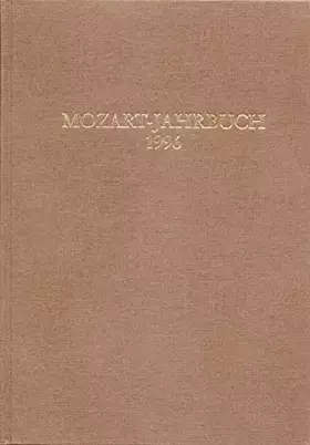 Couverture du produit · Mozart-Jahrbuch: 1996