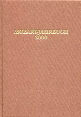 Couverture du produit · Mozart-Jahrbuch 2000