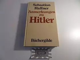 Couverture du produit · Anmerkungen zu Hitler.