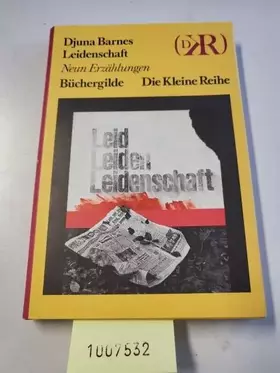Couverture du produit · Leidenschaft : Erzählungen.