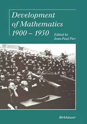 Couverture du produit · Development of Mathematics 1900–1950