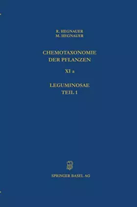 Couverture du produit · Chemotaxonomie Der Pflanzen
