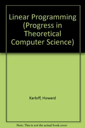 Couverture du produit · Linear Programming