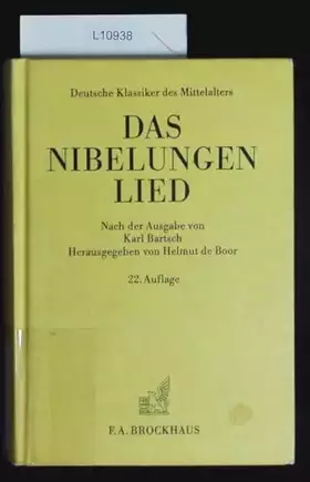 Couverture du produit · Das Niebelungen Lied