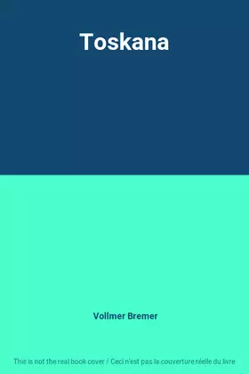 Couverture du produit · Toskana