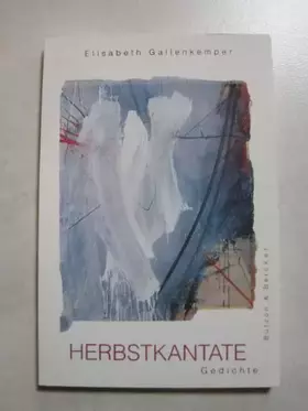 Couverture du produit · Herbstkantate: Gedichte
