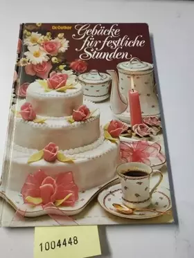 Couverture du produit · Gebäcke für festliche Stunden