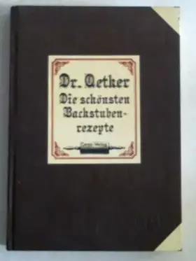 Couverture du produit · Die schönsten Backstuben - Rezepte