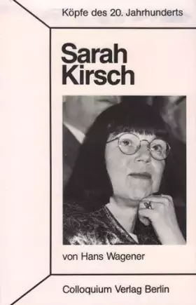 Couverture du produit · Sarah Kirsch.