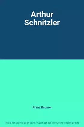 Couverture du produit · Arthur Schnitzler