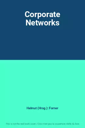 Couverture du produit · Corporate Networks