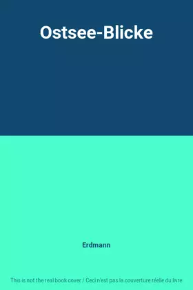 Couverture du produit · Ostsee-Blicke