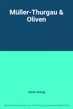 Couverture du produit · Müller-Thurgau & Oliven