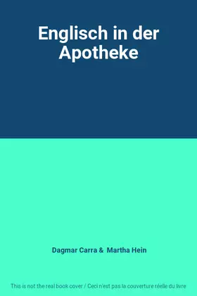 Couverture du produit · Englisch in der Apotheke