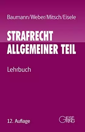 Couverture du produit · Strafrecht Allgemeiner Teil: Lehrbuch