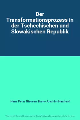 Couverture du produit · Der Transformationsprozess in der Tschechischen und Slowakischen Republik