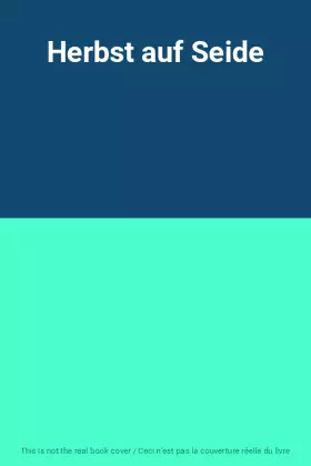Couverture du produit · Herbst auf Seide