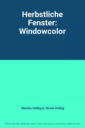 Couverture du produit · Herbstliche Fenster: Windowcolor