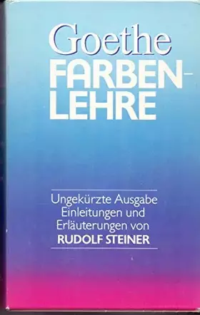 Couverture du produit · Farbenlehre. 3 Bände