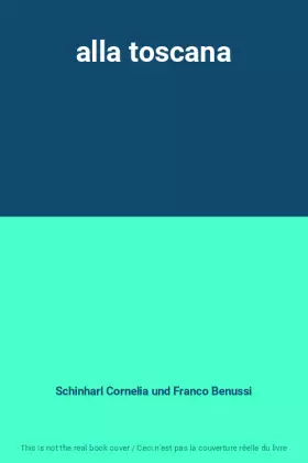 Couverture du produit · alla toscana