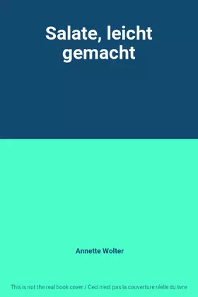 Couverture du produit · Salate, leicht gemacht