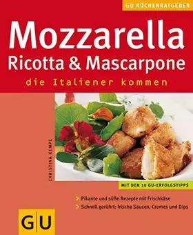 Couverture du produit · Mozzarella, Ricotta & Mascarpone