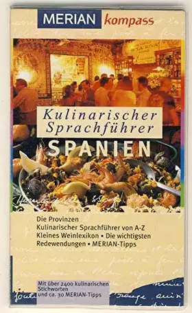 Couverture du produit · Sprachführer, Spanien Kulinarischer (MERIAN Reise-Kompasse)