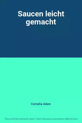 Couverture du produit · Saucen leicht gemacht