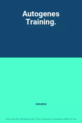 Couverture du produit · Autogenes Training.