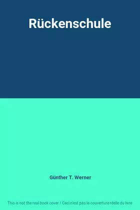 Couverture du produit · Rückenschule