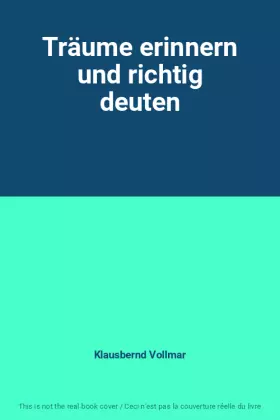 Couverture du produit · Träume erinnern und richtig deuten