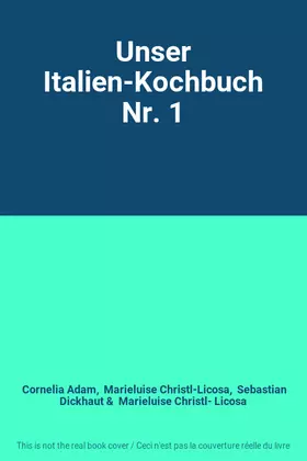 Couverture du produit · Unser Italien-Kochbuch Nr. 1