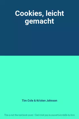 Couverture du produit · Cookies, leicht gemacht