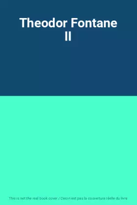 Couverture du produit · Theodor Fontane II